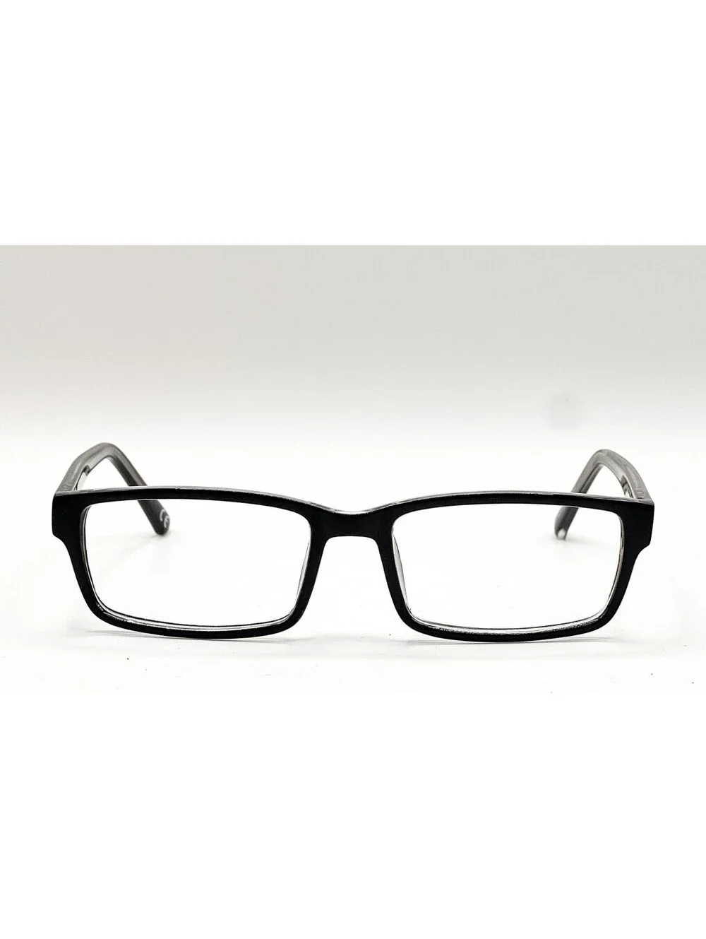 Fgx DG0122 L7006 Black/Crystal Rectangle Authentic Eyeglass Frames 55-17